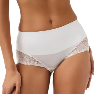 SPANXsmooth Undie-tectable Lace Hi-Hipster - For Core Control - Comfortable Lace Shapewear Underwear - No Visible Panty Lines