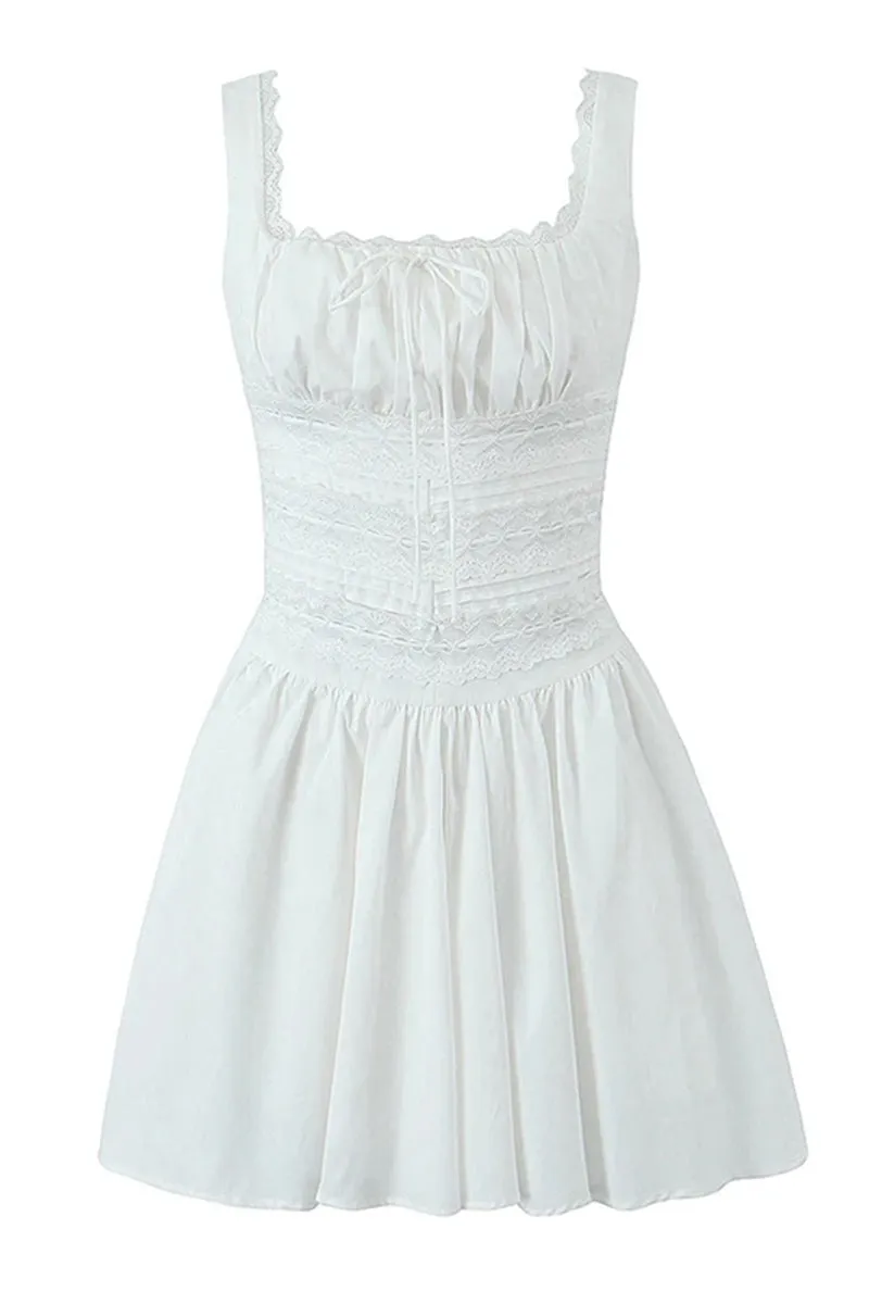Sweet Emotions Graceful Little White Dress