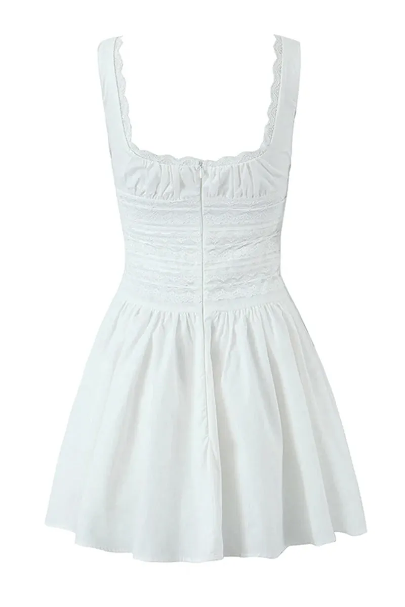 Sweet Emotions Graceful Little White Dress