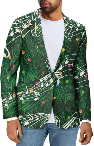 TOADDITDO Men's Suit Jacket One Button Dress Suit Coats Tuxedo Blazer for Wedding, Party, Prom
