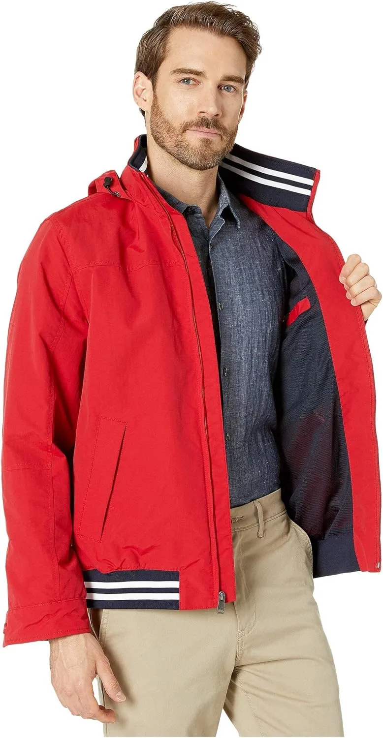 Tommy Hilfiger Men's Lightweight Waterproof Regatta Bomber Jacket