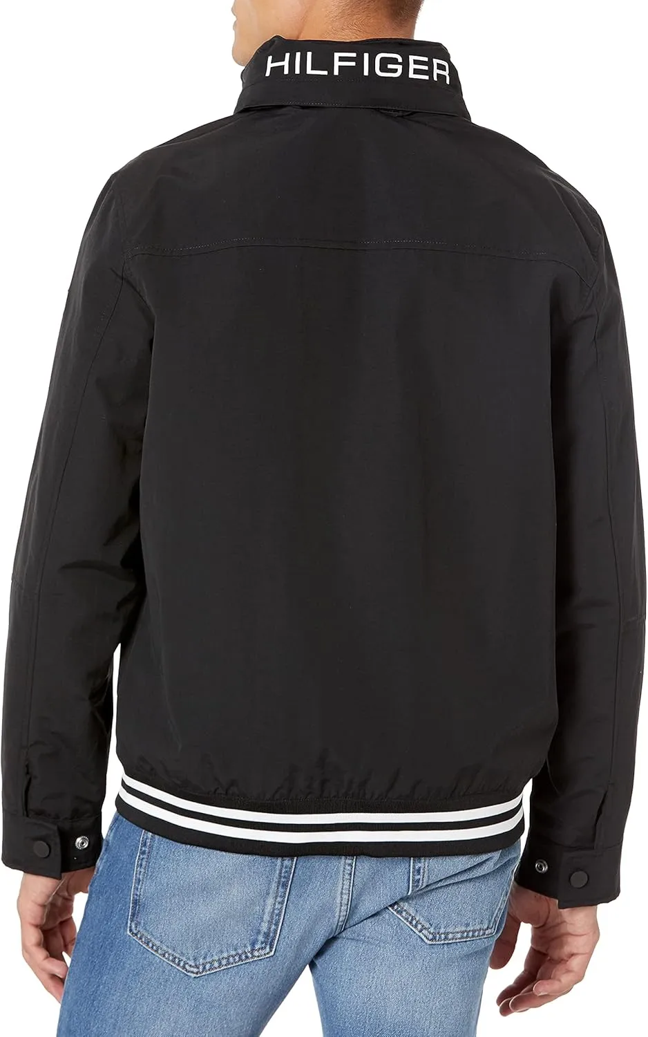 Tommy Hilfiger Men's Lightweight Waterproof Regatta Bomber Jacket
