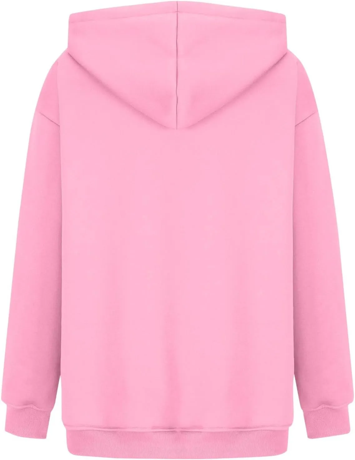 Valentines Hoodies For Women Dressy Casual 2025 Love Heart Print Oversized Fleece Hooded Pullover Sweatshirts