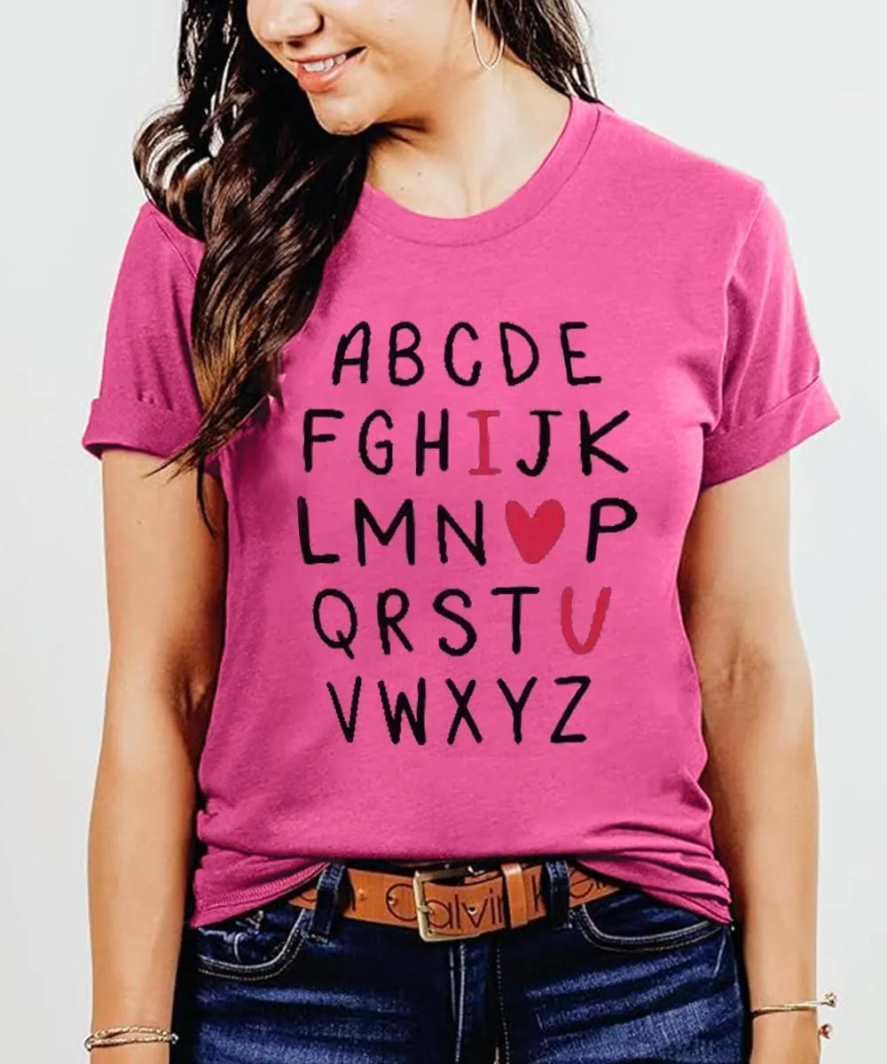 Valentines Shirts for Women Cute Coffee Latte Graphic Holiday Casual Outfit Short Sleeve Tops