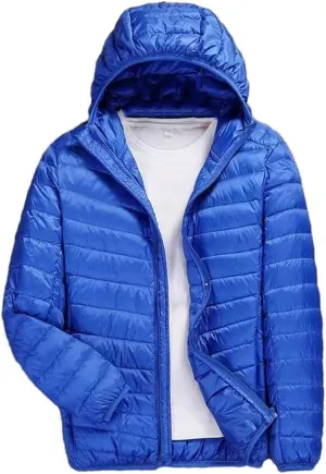 Winter Down Jacket Men Ultra Lightweight Packable Down Coat Men Hoodies Jackets
