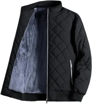 Winter Jacket Men's Cotton Padded Jackets Thicken Warm Coats Lightweight Men Quilted Jacket