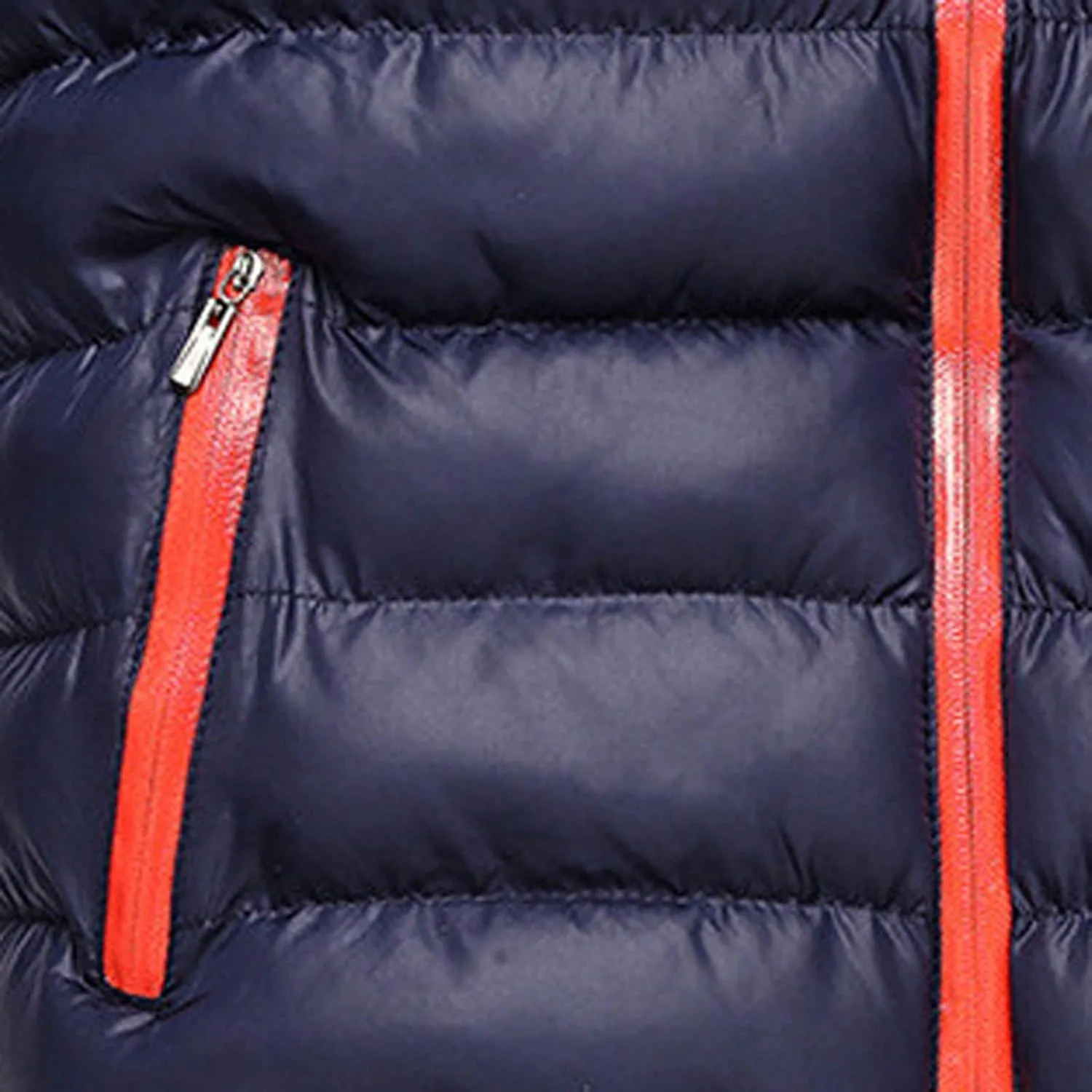 Winter Jackets for Men - Lightweight Puffer Coat, Full Zip, Warm Quilted, Packable Down Jacket with Stand Collar