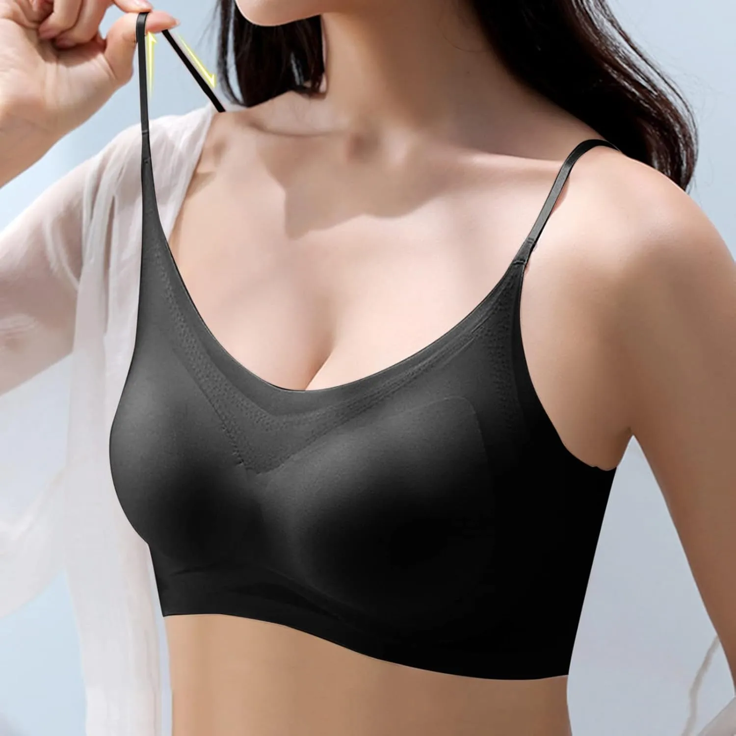 Wirefree Bras for Women Full Coverage No Underwire Everyday Bras Comfortable Bras No Underwire Seamless Everyday Bras