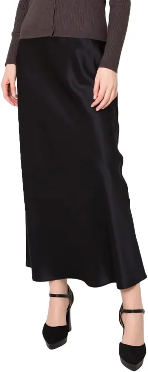 Women's 100% 22 Momme Silk Maxi Skirt-Fashionable, Comfortable, and Versatile