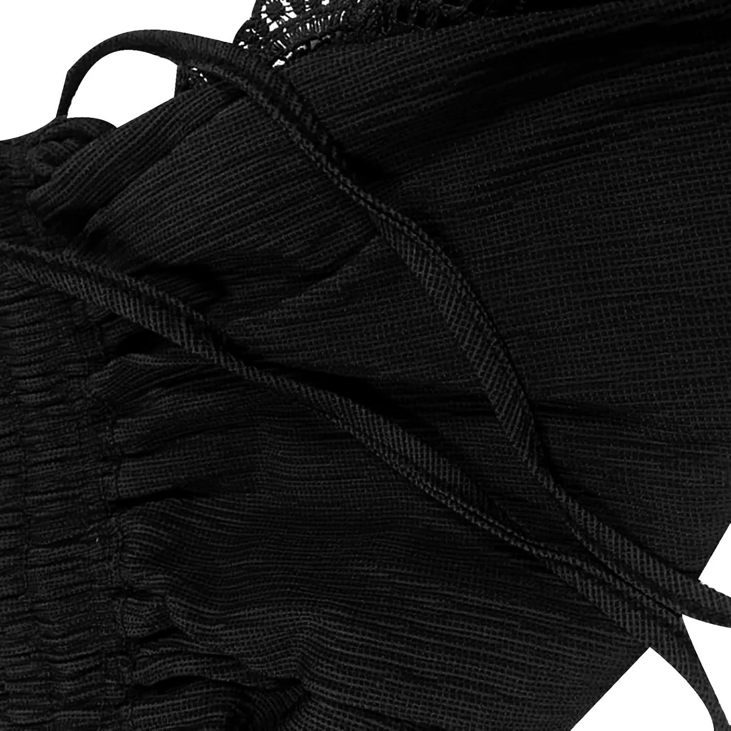 Women's Casual Shorts with Pockets Lace Trim Front Pleated Drawstring Stylish Comfortable Loose Fitting Summer Pants