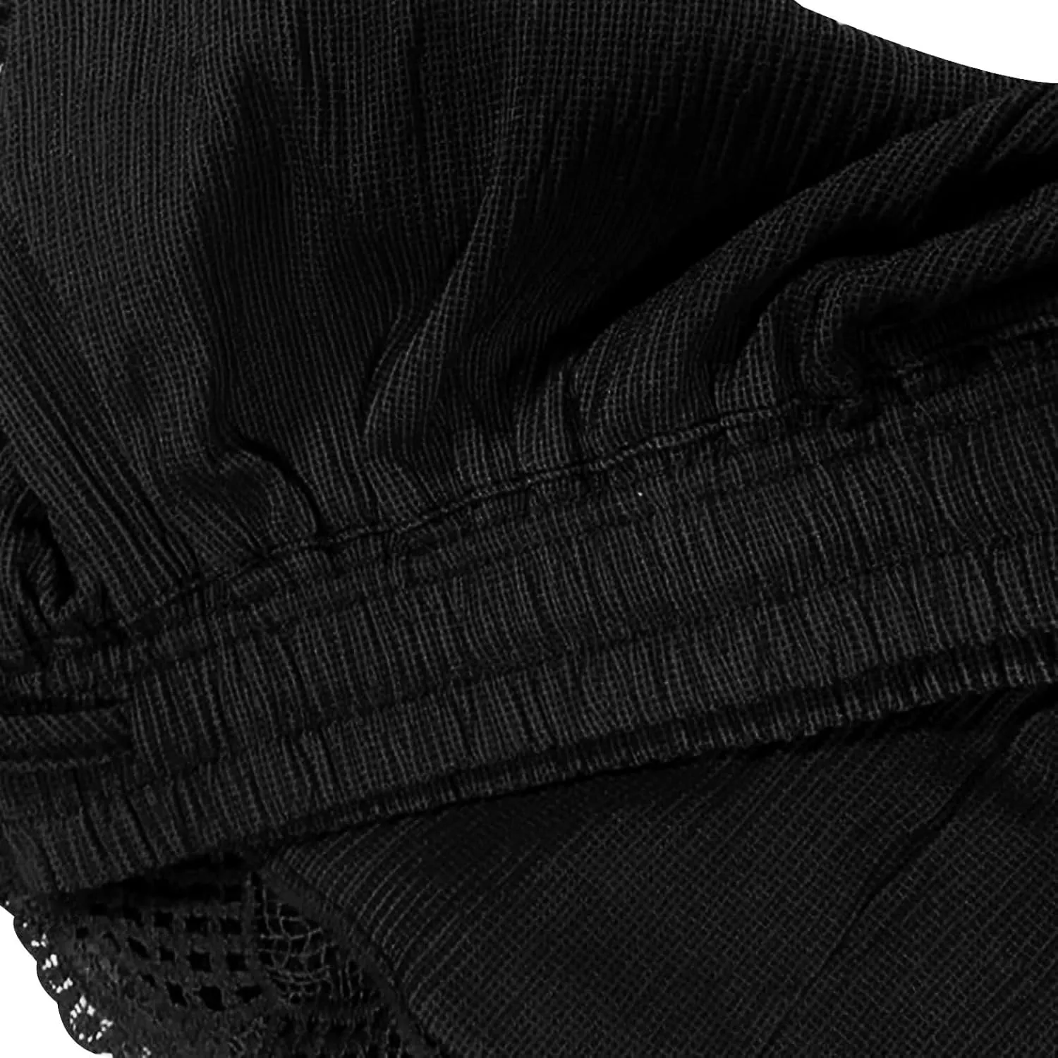 Women's Casual Shorts with Pockets Lace Trim Front Pleated Drawstring Stylish Comfortable Loose Fitting Summer Pants
