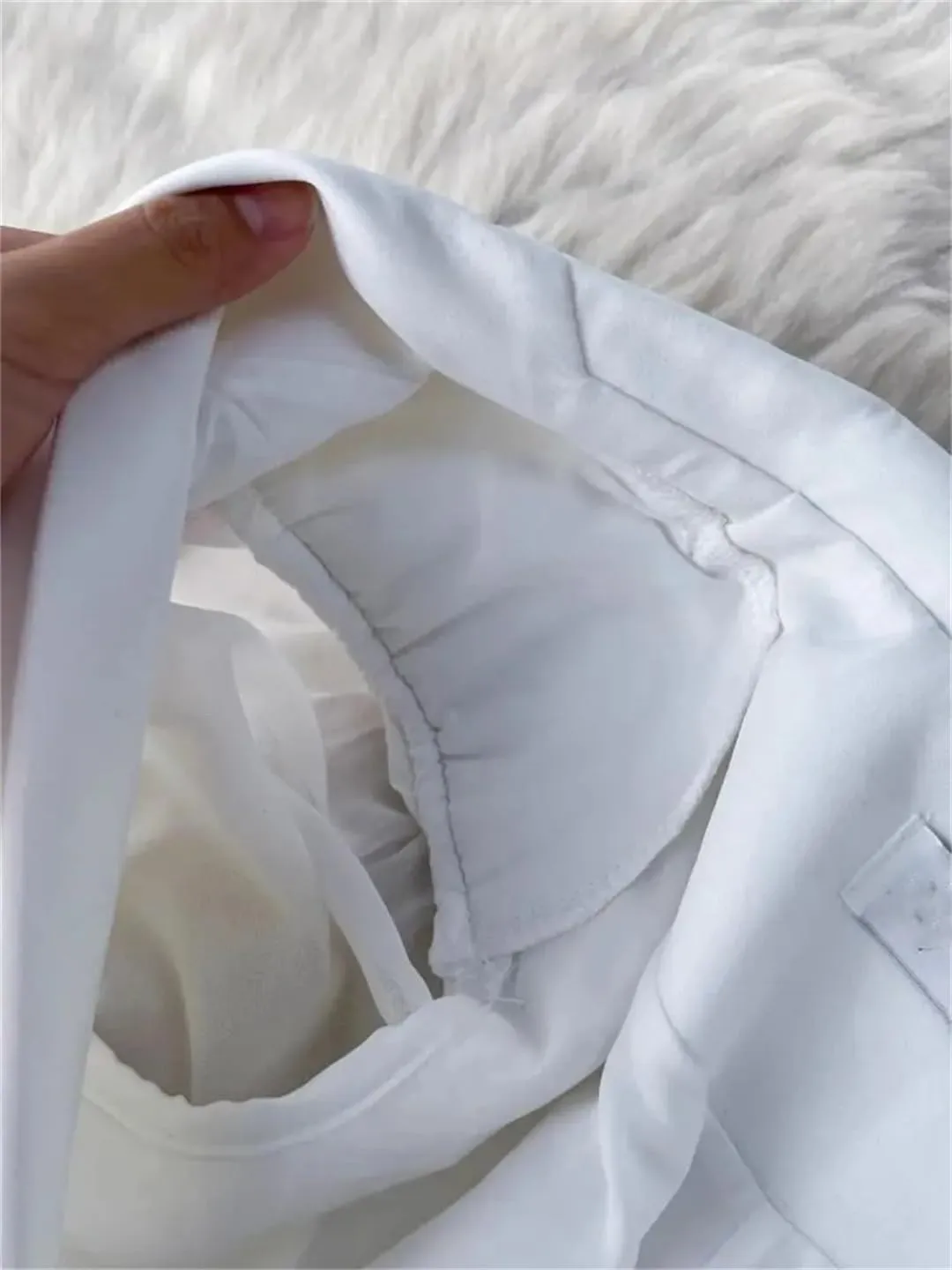 Women's Chiffon Blazer Dress Solid Color Notch Collar Long Sleeve Buttons Mini Dresses