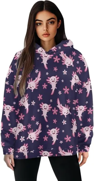 Womens Hoodie Oversized Sweatshirt Causal Long Sleeve Hoodie Fall Clothes Plus Size Sports Loose Pullover Sweaters