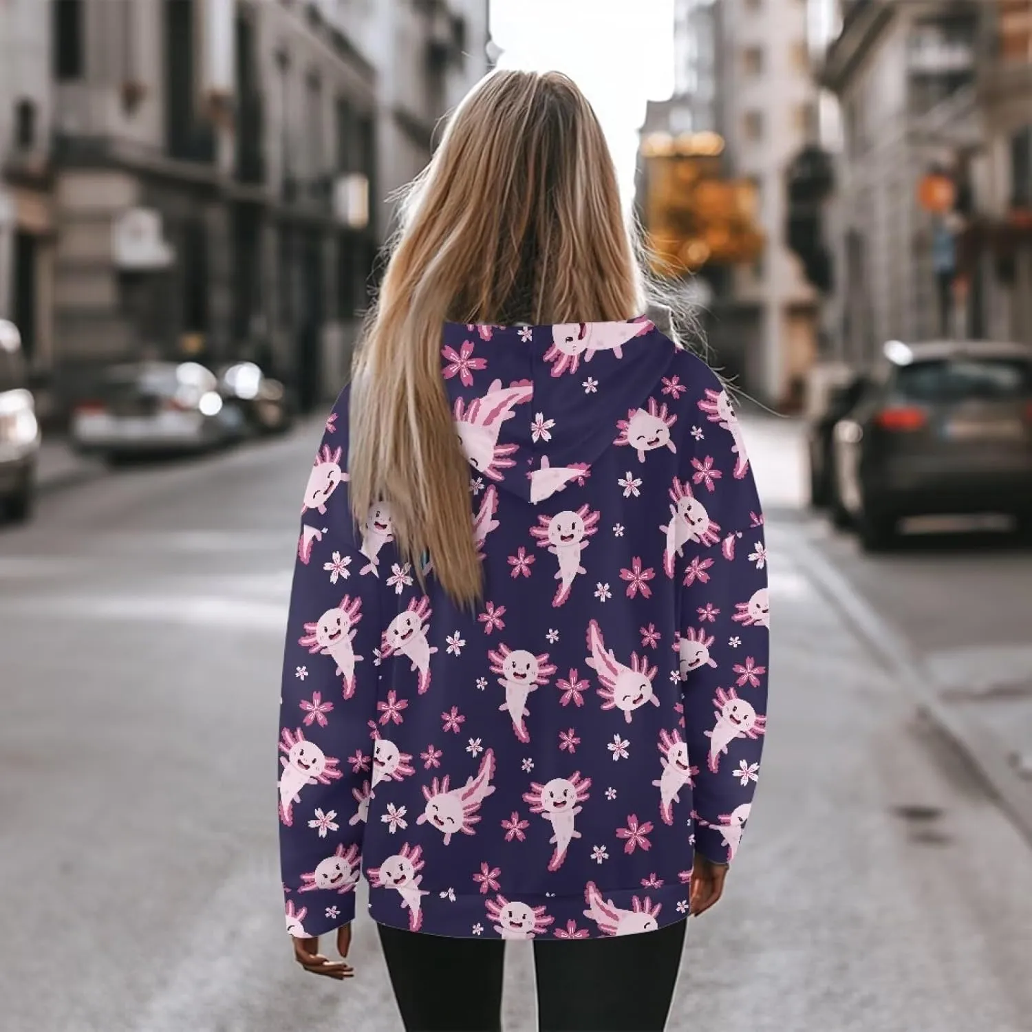 Womens Hoodie Oversized Sweatshirt Causal Long Sleeve Hoodie Fall Clothes Plus Size Sports Loose Pullover Sweaters