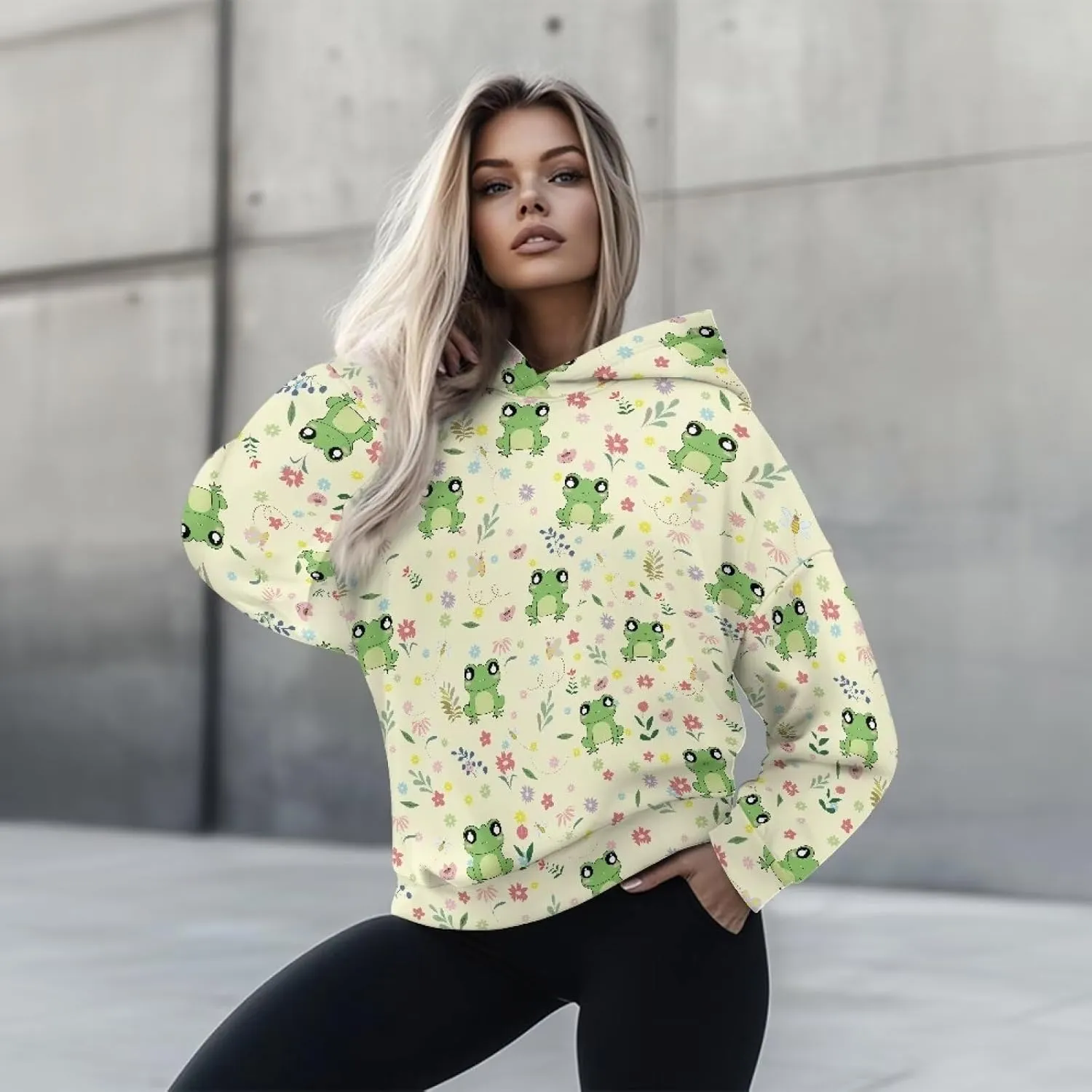 Womens Hoodie Oversized Sweatshirt Causal Long Sleeve Hoodie Fall Clothes Plus Size Sports Loose Pullover Sweaters
