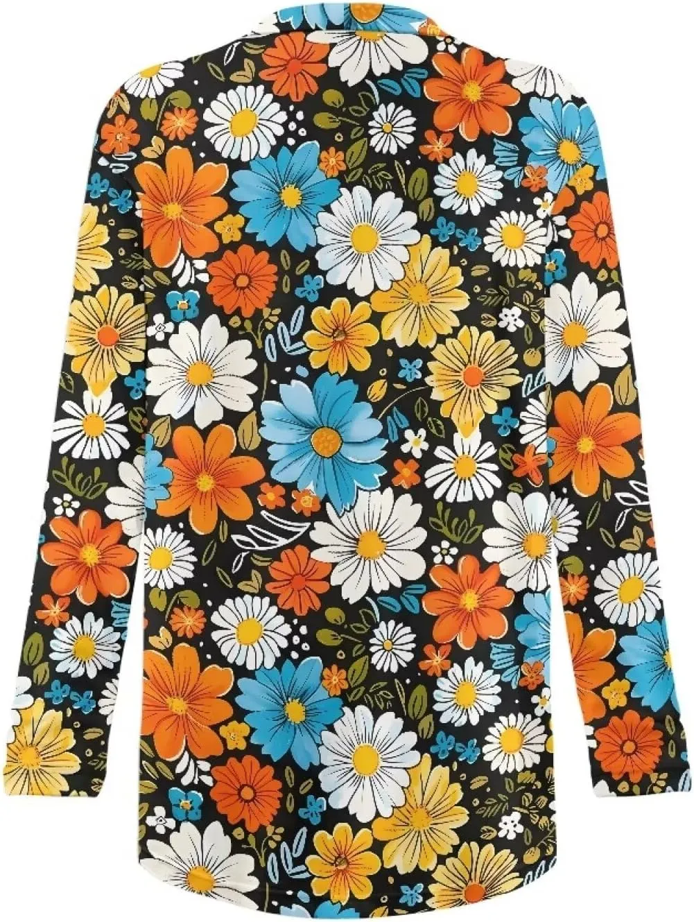Womens Open Fron Cardigan Sweaters Long Sleeve Oversized Casual Tops Loose Lightweight Daily Coats with Pockets