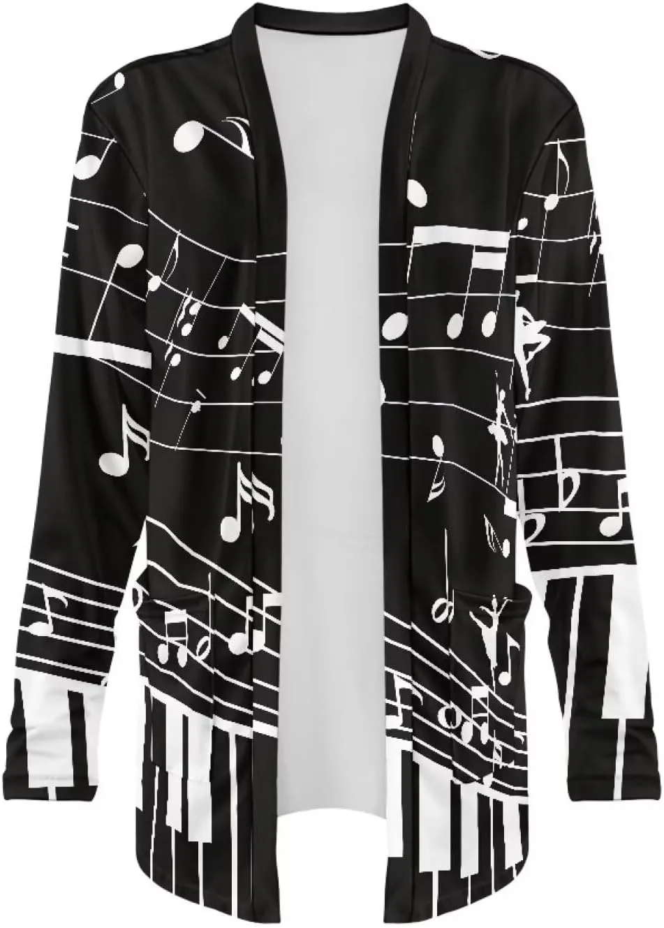 Womens Open Fron Cardigan Sweaters Long Sleeve Oversized Casual Tops Loose Lightweight Daily Coats with Pockets