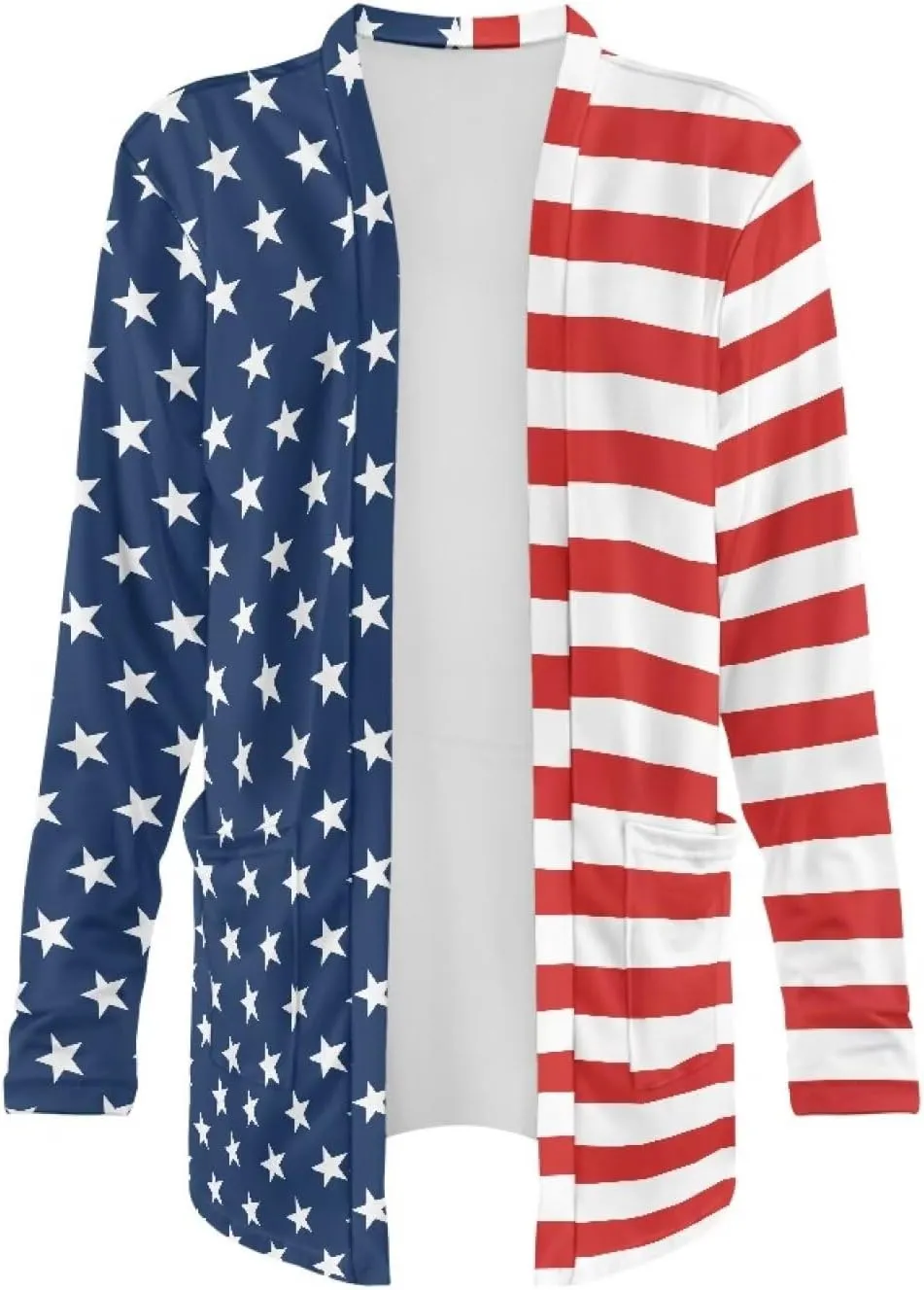 Womens Open Fron Cardigan Sweaters Long Sleeve Oversized Casual Tops Loose Lightweight Daily Coats with Pockets