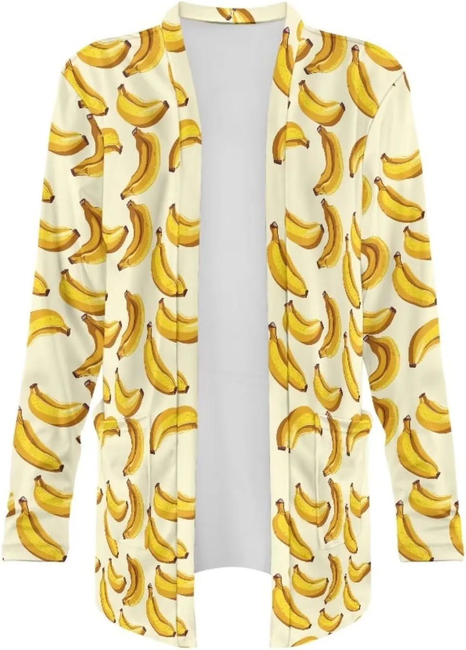 Womens Open Fron Cardigan Sweaters Long Sleeve Oversized Casual Tops Loose Lightweight Daily Coats with Pockets