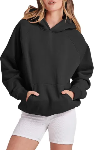 Womens Oversized Hoodies Fleece Sweatshirts Long Sleeve Sweaters Pullover Fall Outfits Winter Clothes