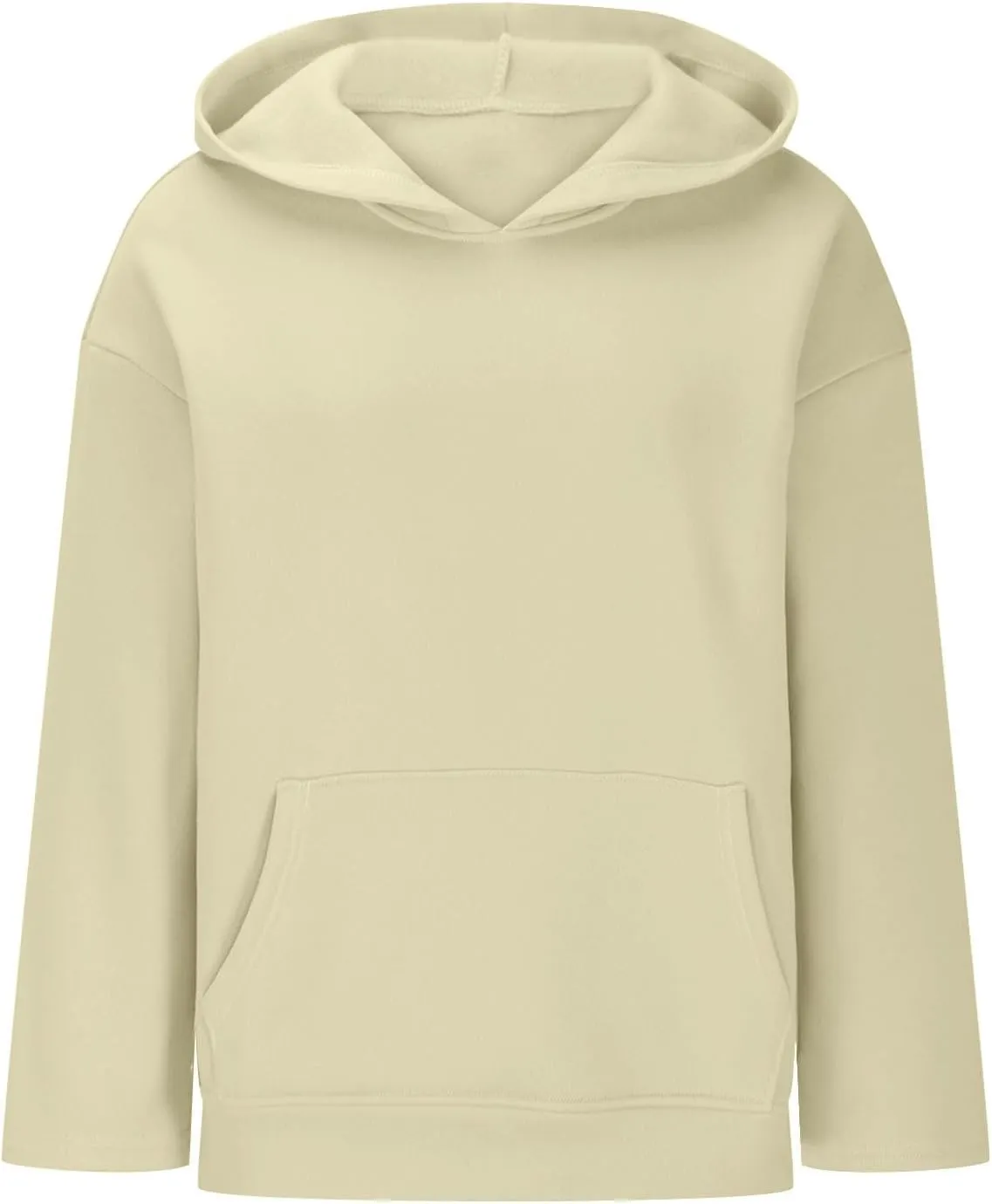 Women's Oversized Hoodies,Casual Crew Neck Long Sleeve Fleece Sweatshirts Pullover Sweaters Teen Girls Cute Tops