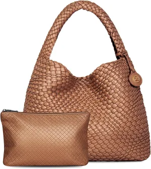Woven Tote Bag for Women Woven Purse Large Woven Tote Braided Purse Weave Purse with Top Handle