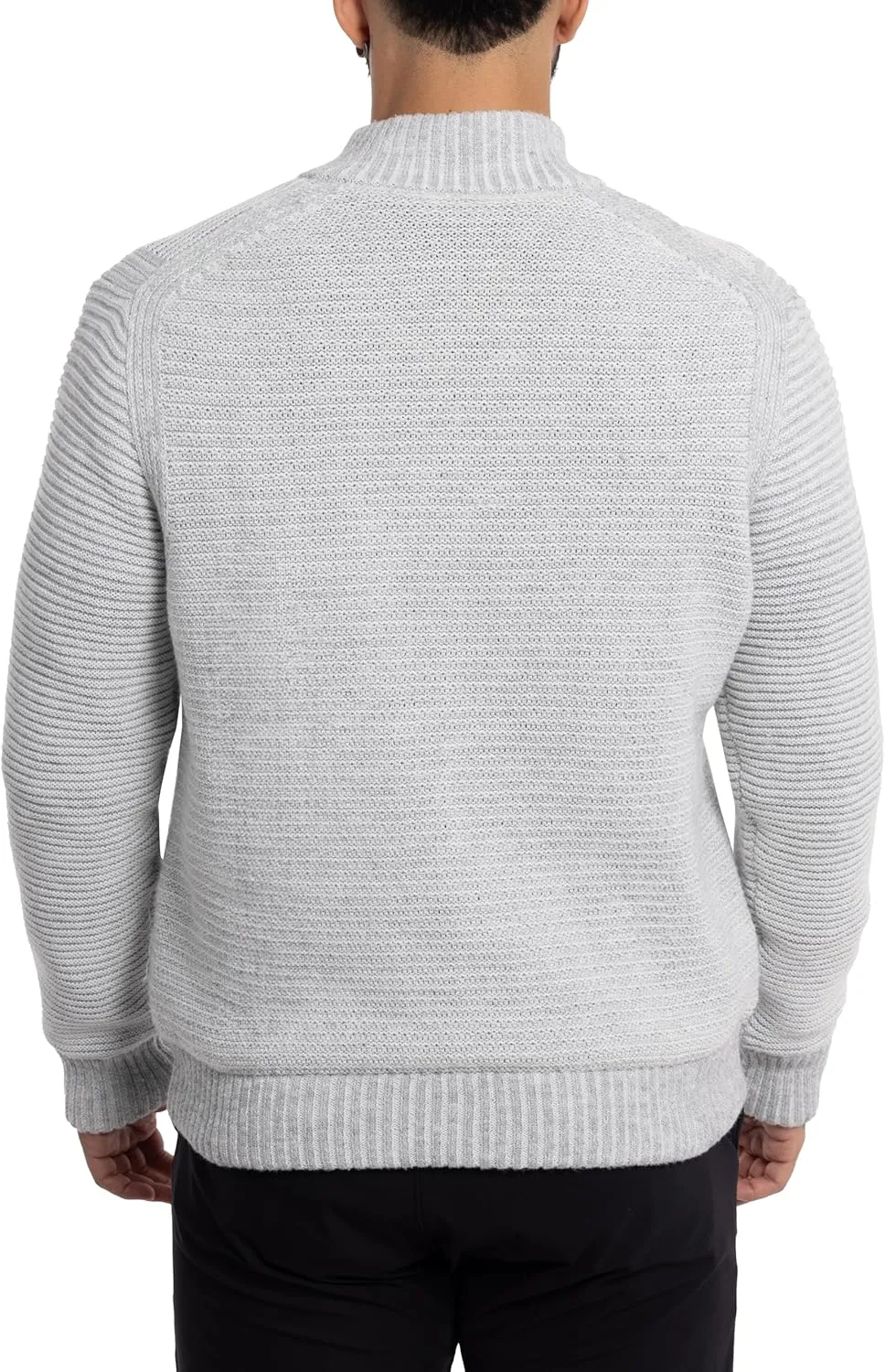 X RAY Mens Zip Up Cardigan Sweater for Men, Full Zip Slim Fit Knit Jacket for Spring (Big and Tall),