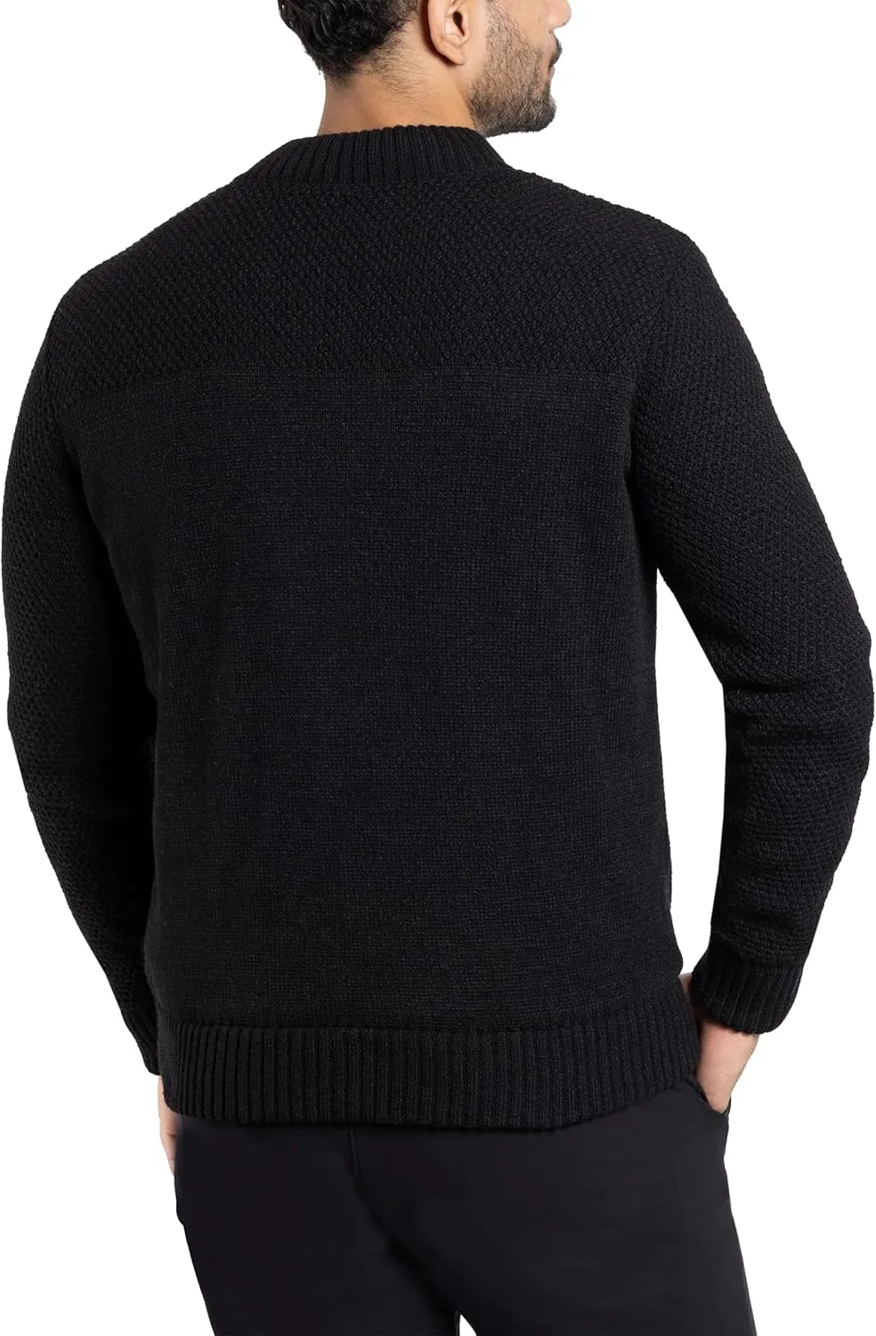 X RAY Mens Zip Up Cardigan Sweater for Men, Full Zip Slim Fit Knit Jacket for Spring (Big and Tall),