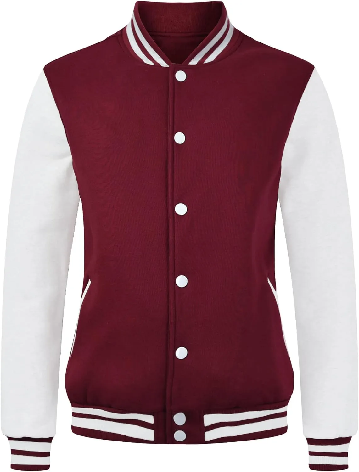 Yuji Itadori Women Varsity Jacket Baseball Lightweight Outwear Fleece Coat Button Down Clothes