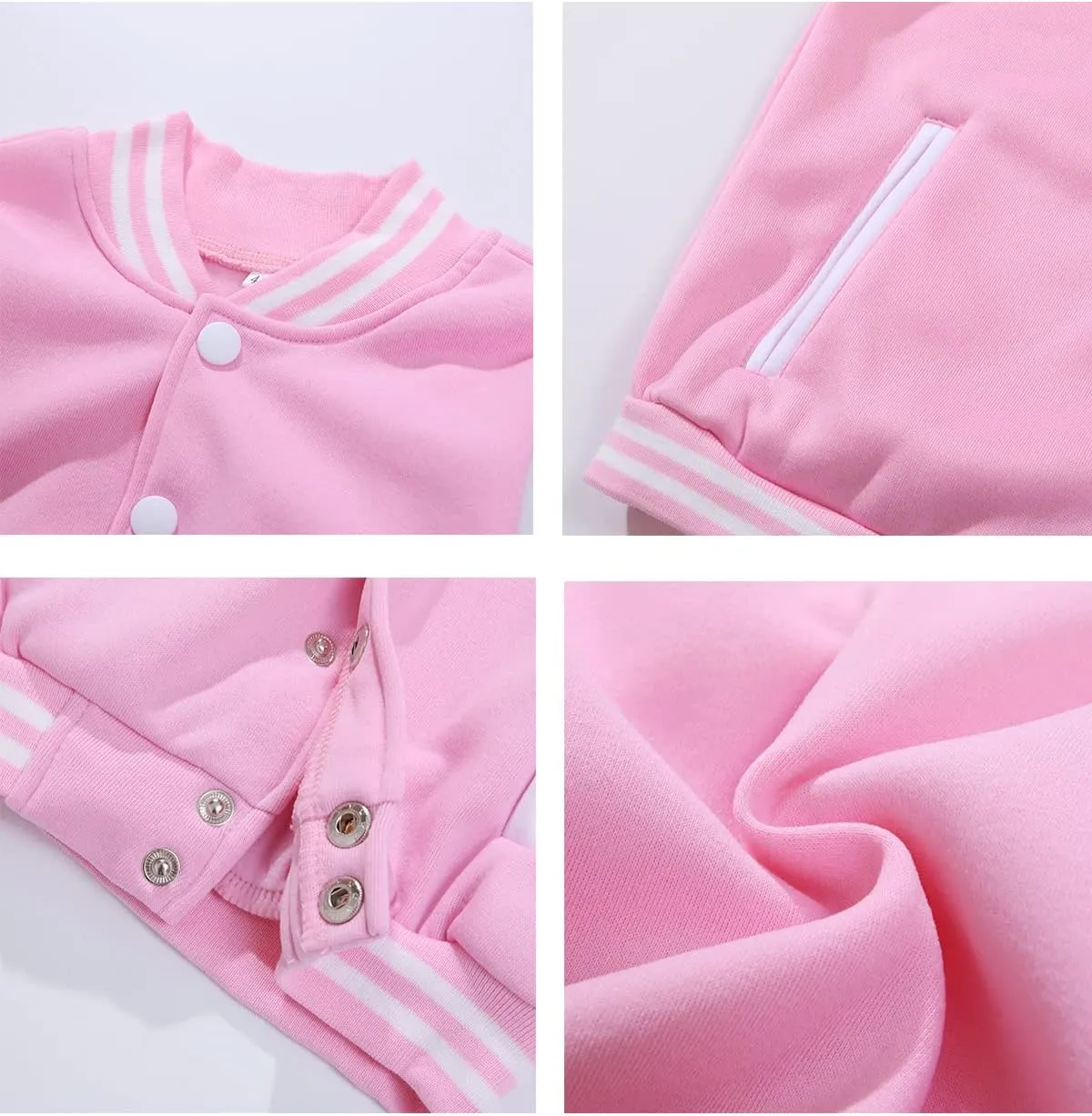 Yuji Itadori Women Varsity Jacket Baseball Lightweight Outwear Fleece Coat Button Down Clothes